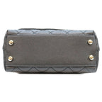 Chanel Black Caviar Leather Champagne Gold Coco Handle 19 XXS Chain Shoulder Bag — view 5