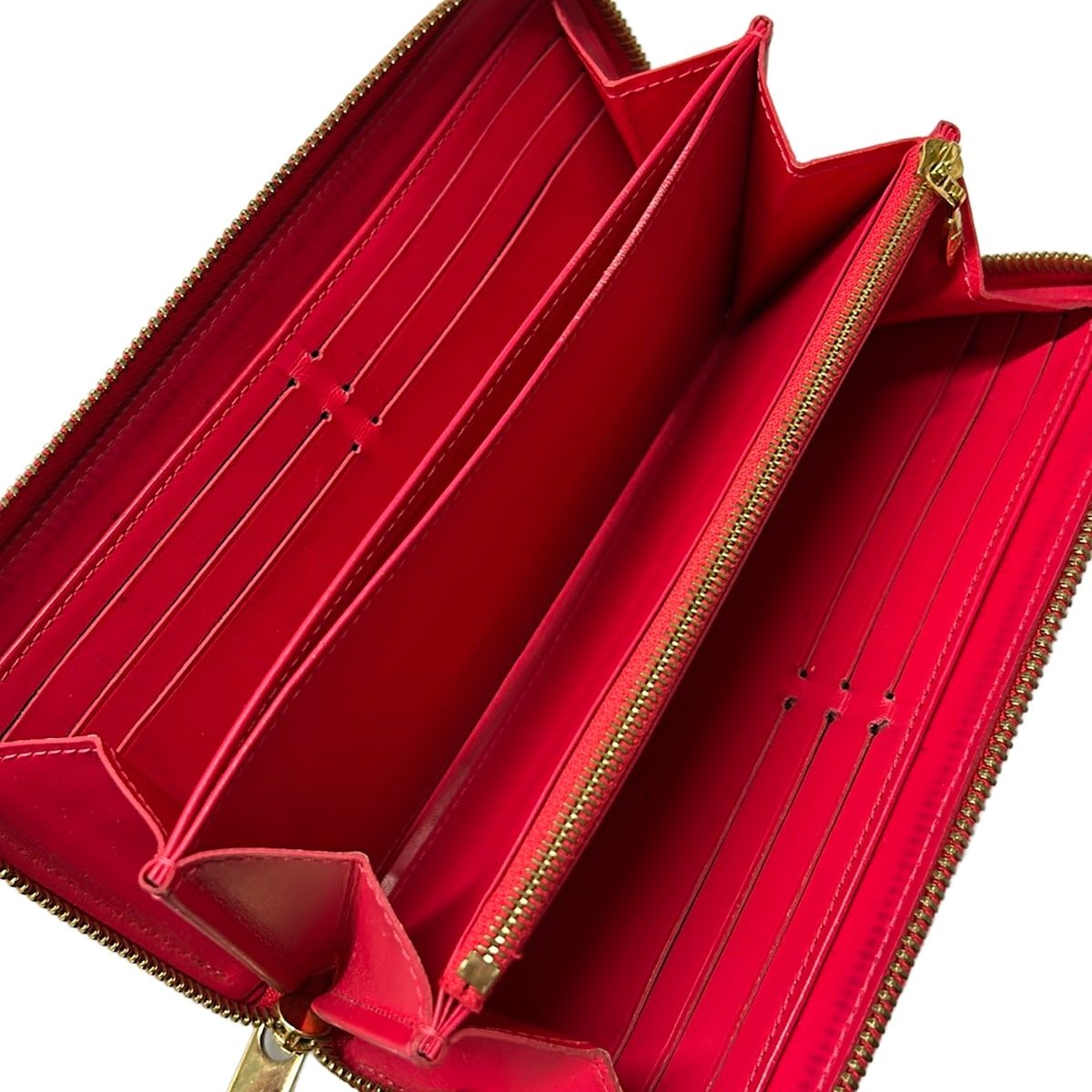 Louis Vuitton Wallet Monogram Vernis Zippy Hot Pink Leather — view 3