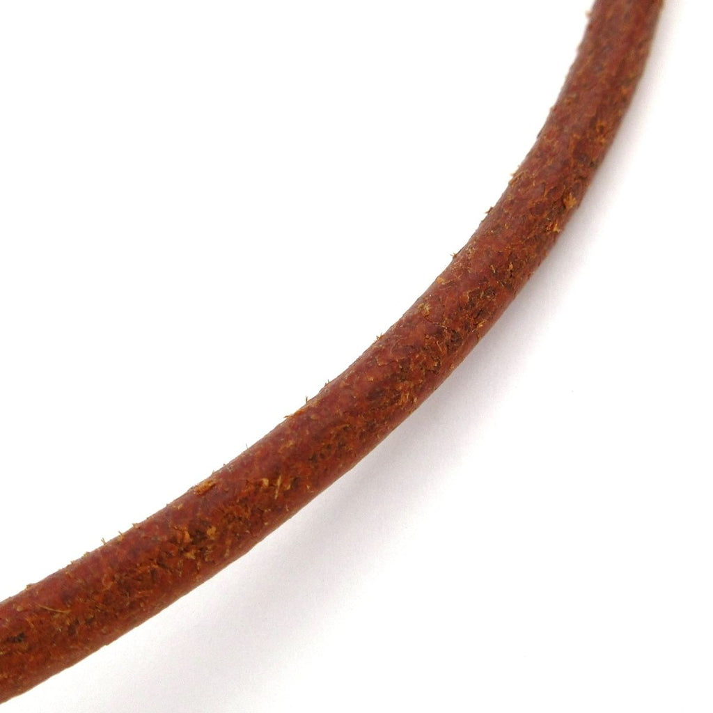 Hermes Choker Fantasy Leather Brown Silver Heart Necklace — view 5