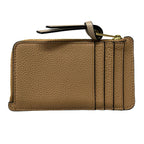 Loewe Card Case Coin Holder Toffee Tan L-shaped Zipper — view 2
