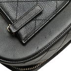Chanel CC Logo 2-Way Shoulder Bag Black Calfskin — view 5