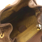 Gucci Suede Bamboo Backpack Brown 003 TK — view 4