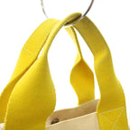 Hermes Bora PM Tote Bag Canvas White Ivory Yellow TK — view 5