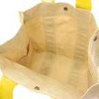 Hermes Bora PM Tote Bag Canvas White Ivory Yellow TK — view 4