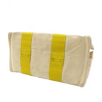 Hermes Bora PM Tote Bag Canvas White Ivory Yellow TK — view 6