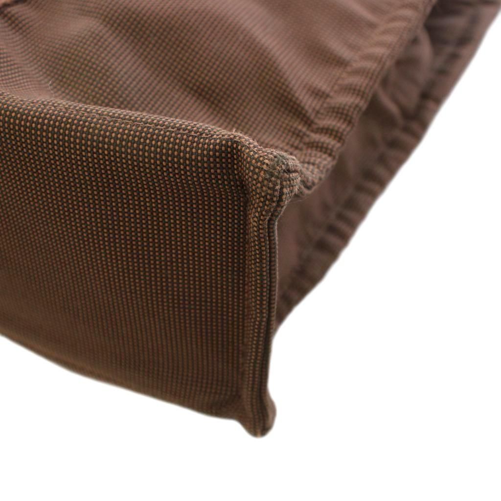 Hermes Her Line Tote Bag MM Canvas Brown TK — view 7