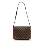 Louis Vuitton Damier Musette Tango Shoulder Bag Gold