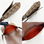 Louis Vuitton Damier Musette Tango Shoulder Bag Gold — view 5