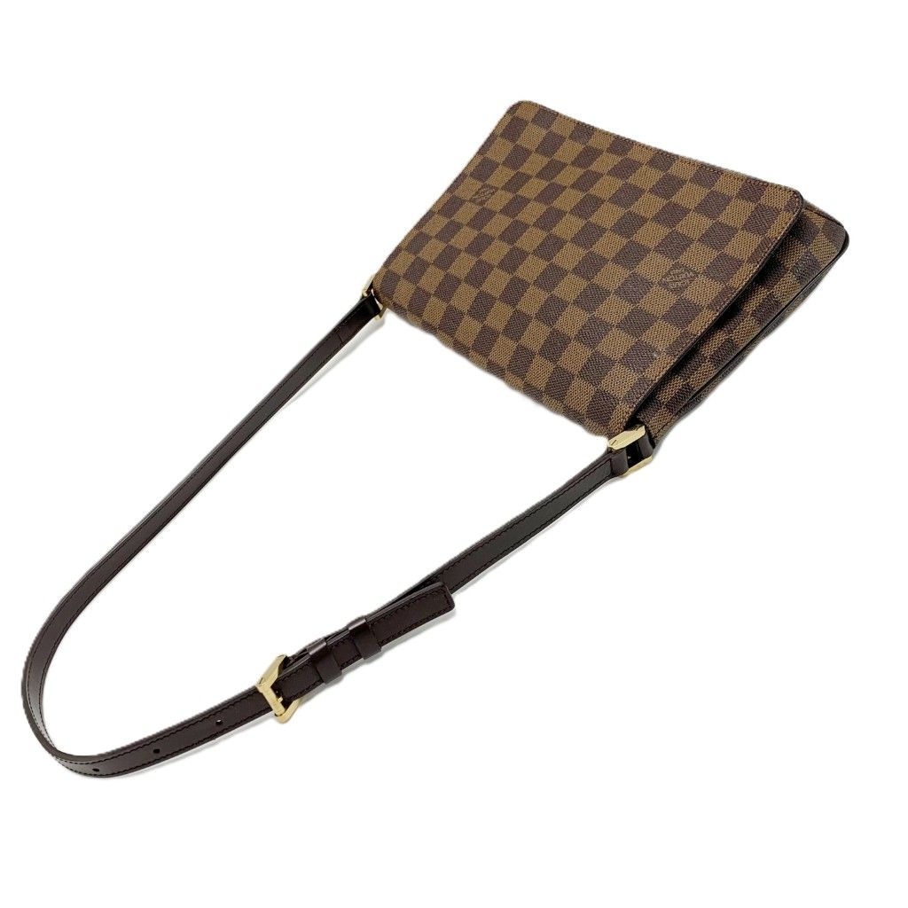 Louis Vuitton Damier Musette Tango Shoulder Bag Gold — view 3