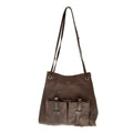 Prada Route Large Leather 2-Way Tote Bag Brown