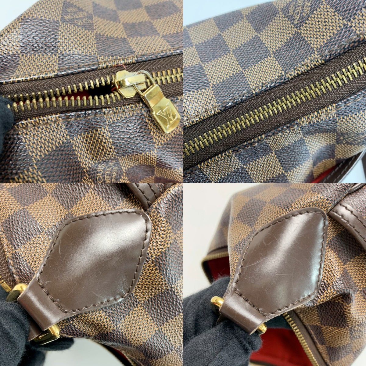 Louis Vuitton Damier Bloomsbury PM Gold — view 6