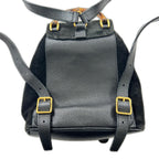 Gucci Backpack Bamboo Velour Leather Black — view 2