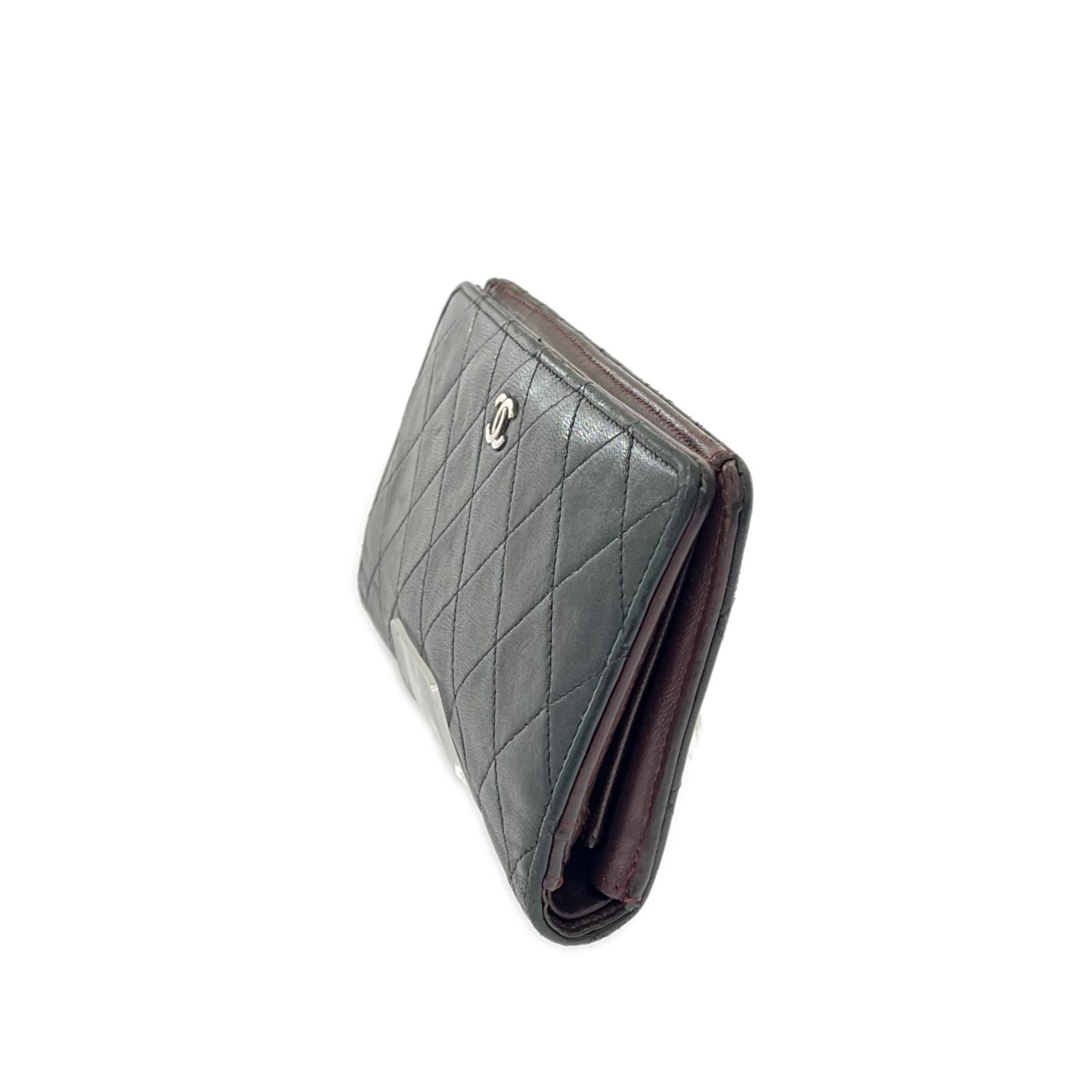 Chanel Bifold Wallet Quilted Lambskin Black — view 4