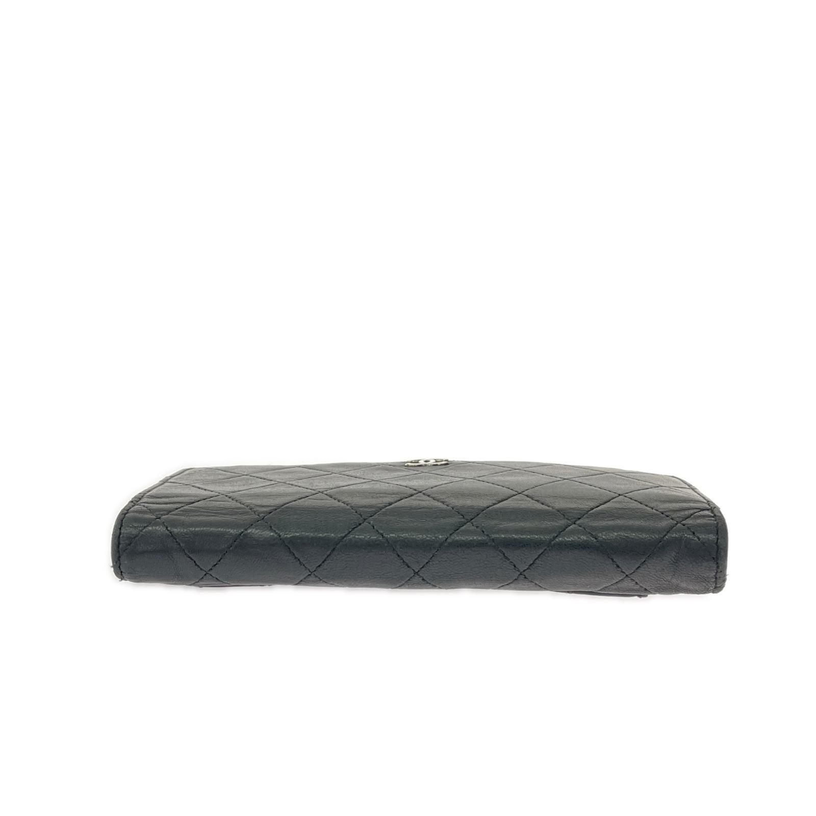 Chanel Bifold Wallet Quilted Lambskin Black — view 5