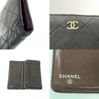 Chanel Bifold Wallet Quilted Lambskin Black — view 7