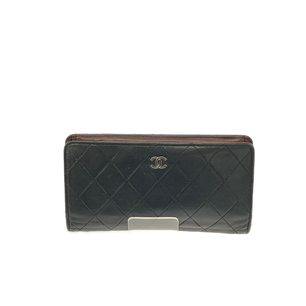 Chanel Bifold Wallet Quilted Lambskin Black