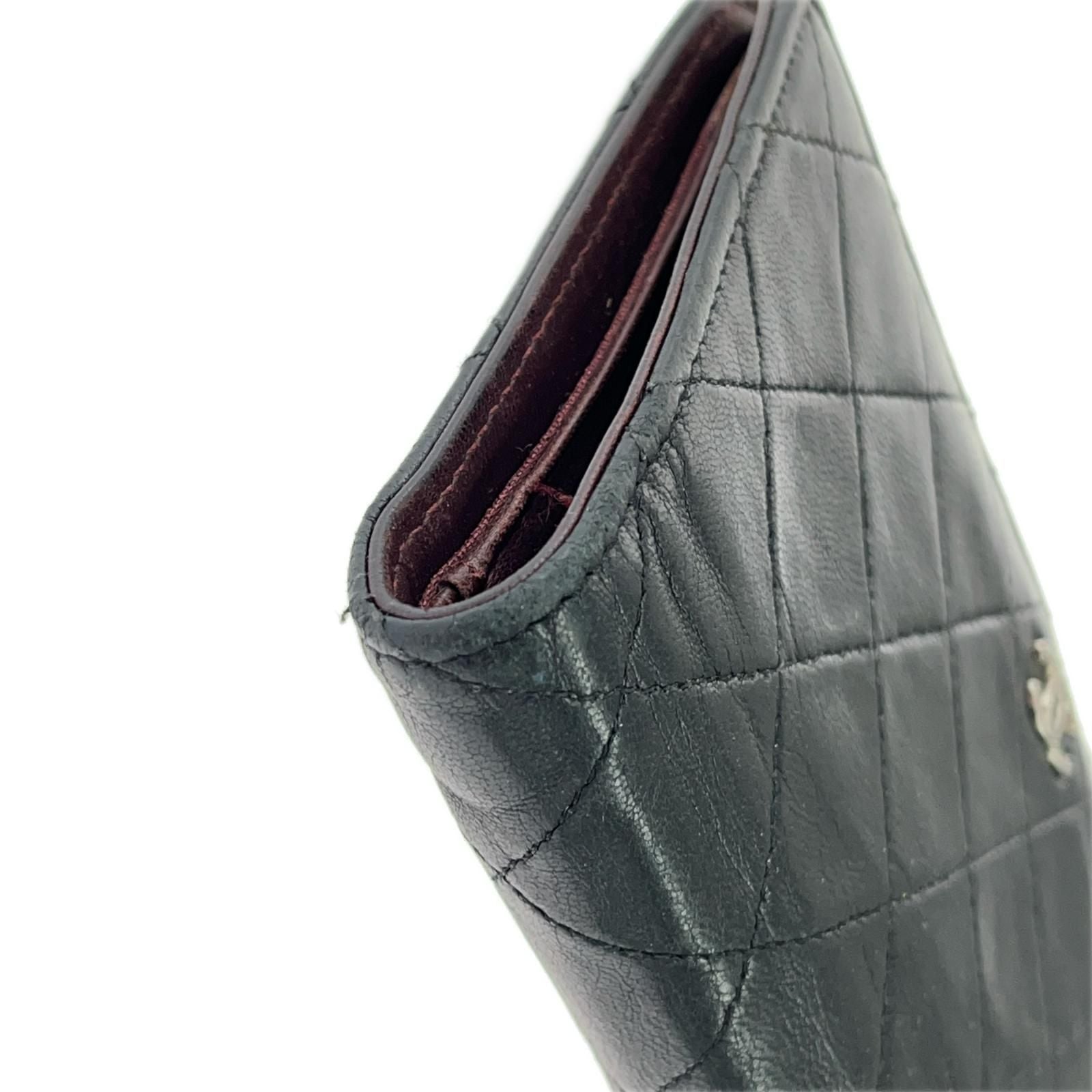 Chanel Bifold Wallet Quilted Lambskin Black — view 6