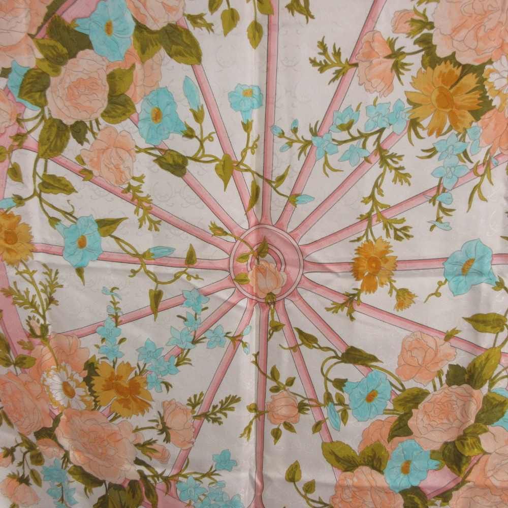 Hermes Carre 90 Romantique Romantic Scarf Silk Pink — view 2
