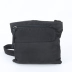 Prada Tessuto Nylon Triangle Logo Shoulder Bag Crossbody Black — view 3
