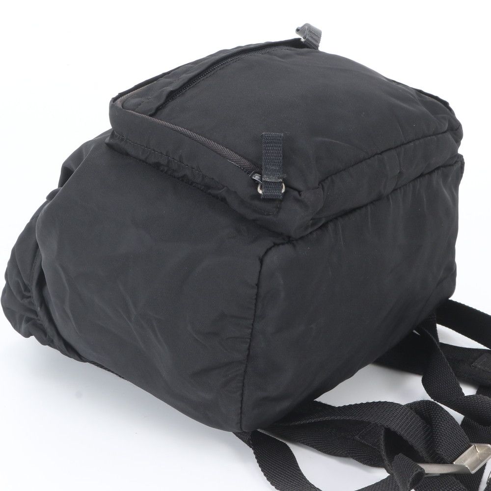 Prada Tessuto Nylon Triangle Logo Backpack — view 5