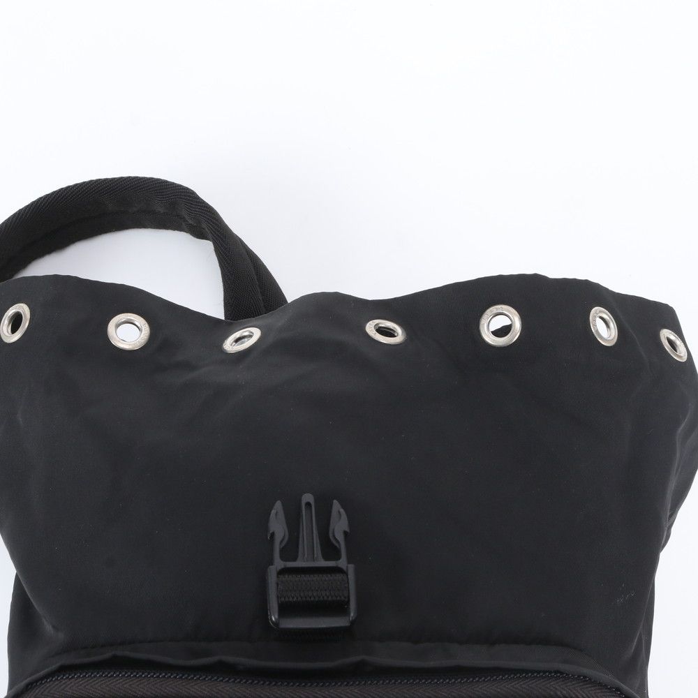 Prada Tessuto Nylon Triangle Logo Backpack — view 8