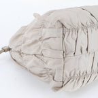 Prada White Tag Tessuto Nylon Gathered Leather 2-Way Shoulder Bag Crossbody — view 6