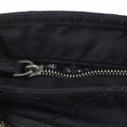 Prada Tessuto Nylon Quilted Triangle Logo Leather Shoulder Bag — view 7