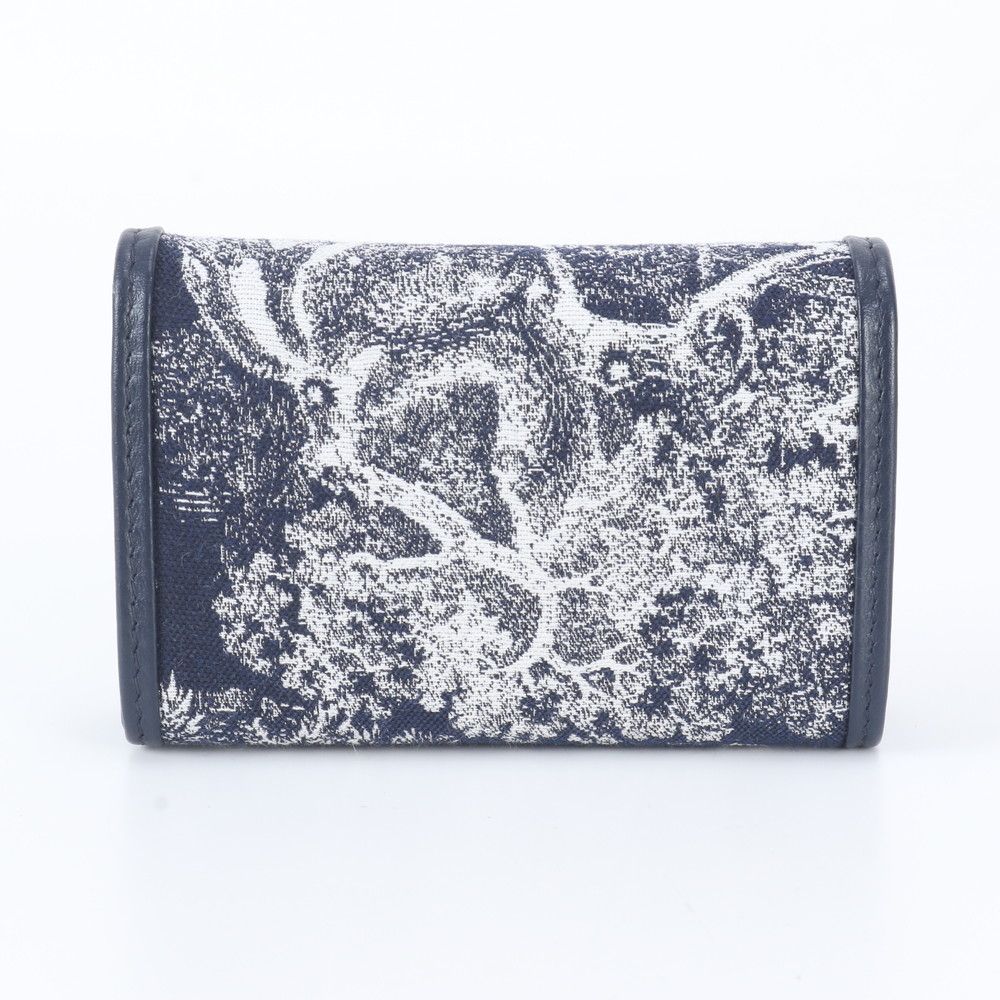 Dior Toile de Jouy Reverse 30 Montaigne Leather Trifold Wallet — view 2