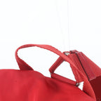 Prada Tessuto Nylon Triangle Logo Leather Backpack — view 2