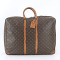 Louis Vuitton Monogram Sirius 60 Leather Boston Bag Tote Carry
