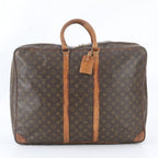 Louis Vuitton Monogram Sirius 60 Leather Boston Bag Tote Carry