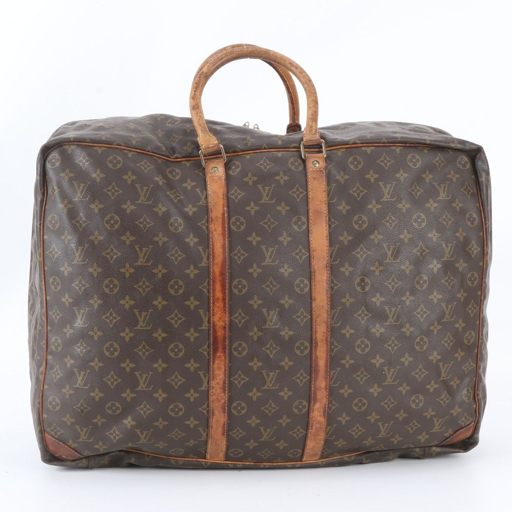 Louis Vuitton Monogram Sirius 60 Leather Boston Bag Tote Carry — view 3