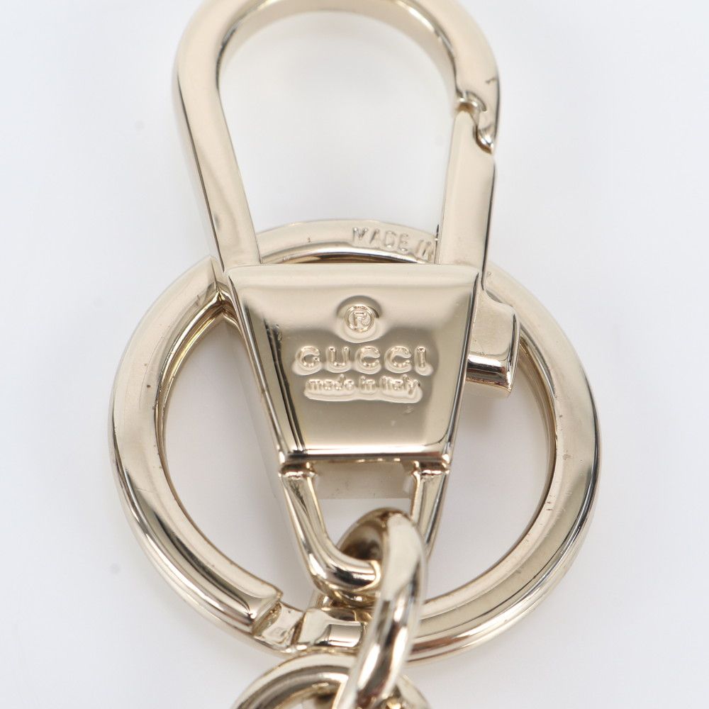 Gucci GG Pattern Owl Shape Bag Charm Leather — view 7