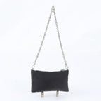 Prada Robot Leather Nylon 2-Way Chain Shoulder Bag Crossbody Clutch — view 3