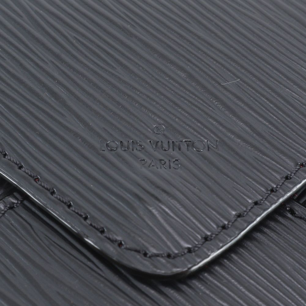 Louis Vuitton Epi Leather Pouch Clutch Second Black — view 8