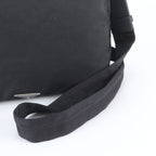 Prada White Tessuto Nylon Triangle Logo Leather Shoulder Bag Crossbody Messenger — view 2