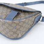Gucci GG Supreme Star Leather Shoulder Bag Crossbody Hand — view 4