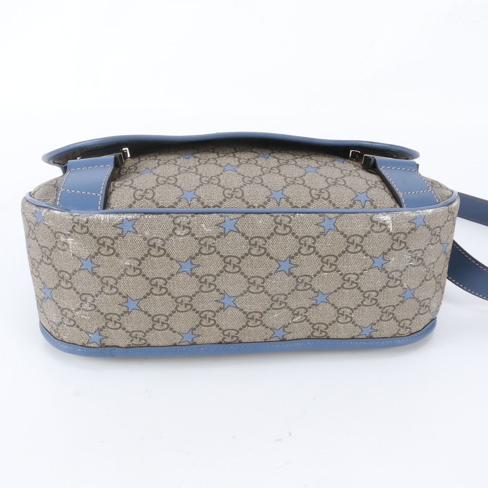 Gucci GG Supreme Star Leather Shoulder Bag Crossbody Hand — view 5