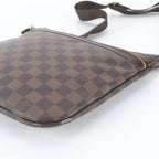 Louis Vuitton Damier Pochette Bosphore Leather Shoulder Bag Crossbody Brown — view 4