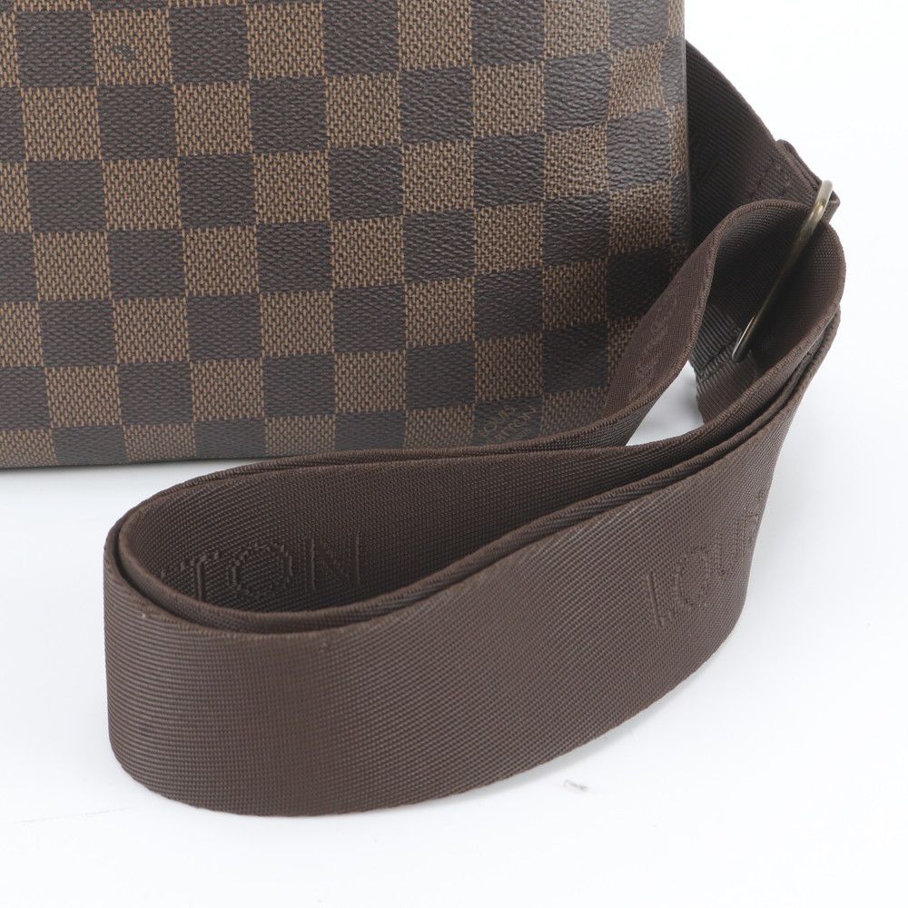 Louis Vuitton Damier Pochette Bosphore Leather Shoulder Bag Crossbody Brown — view 2
