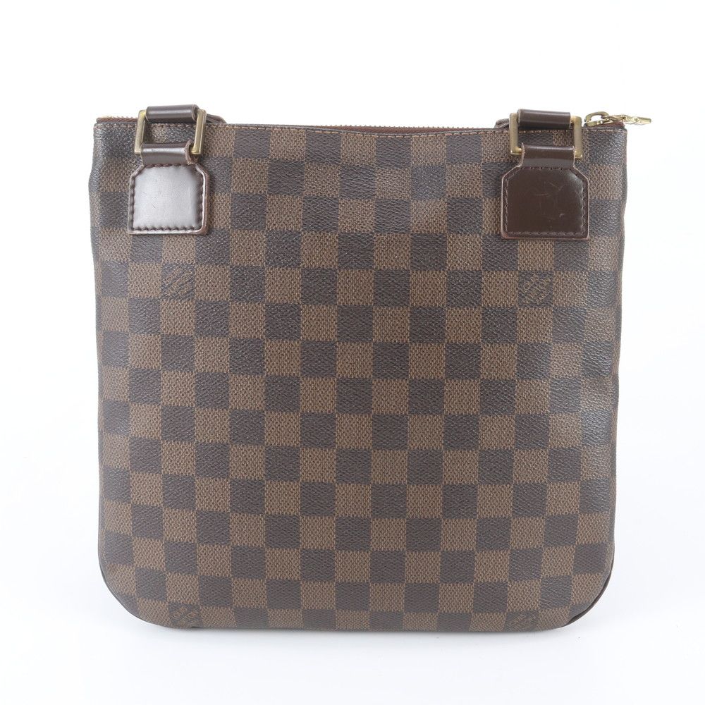 Louis Vuitton Damier Pochette Bosphore Leather Shoulder Bag Crossbody Brown — view 3