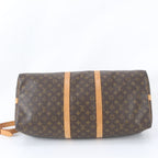 Louis Vuitton Monogram Keepall Bandouliere 55 Leather 2-Way Boston Bag Crossbody — view 5