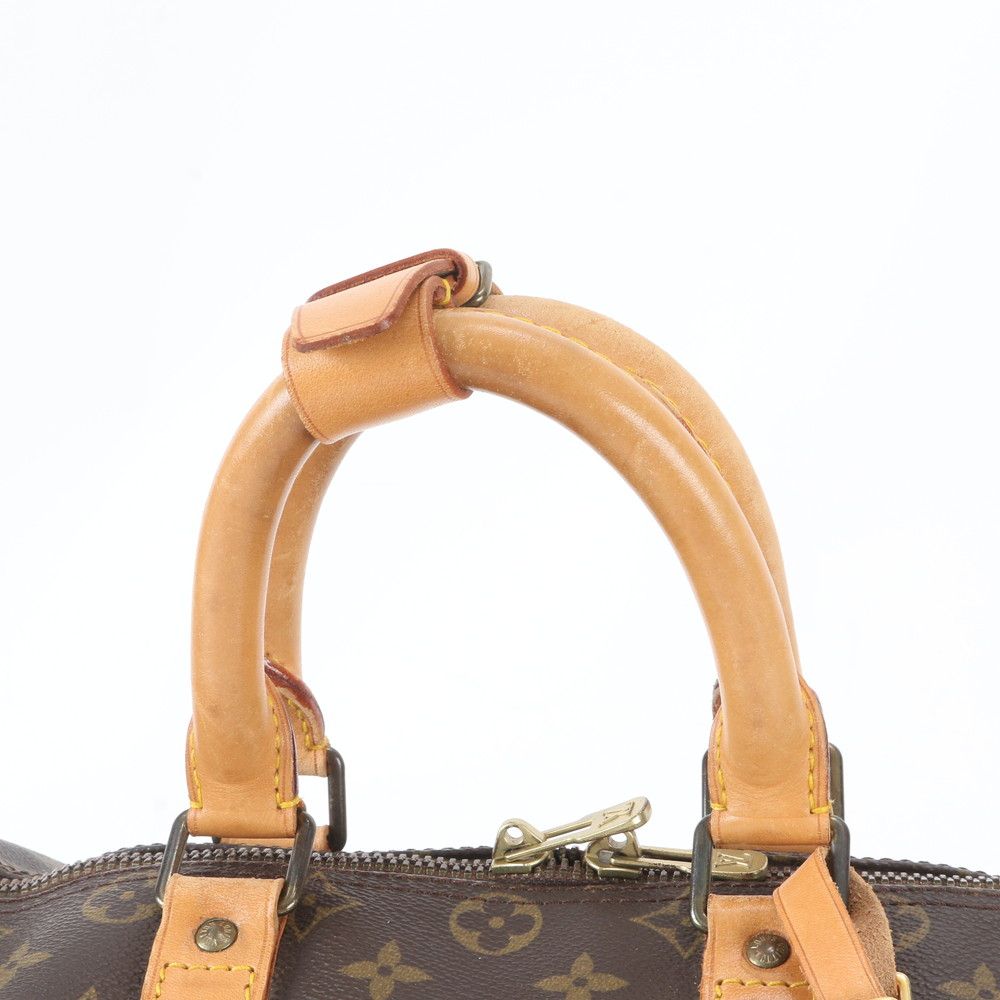 Louis Vuitton Monogram Keepall 45 Leather Boston Bag Tote Travel — view 2