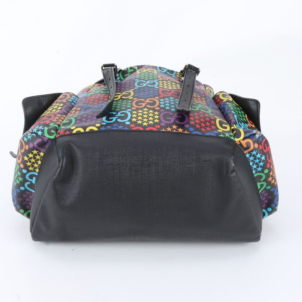 Gucci GG Psychedelic Leather Backpack Shoulder Bag Business — view 5