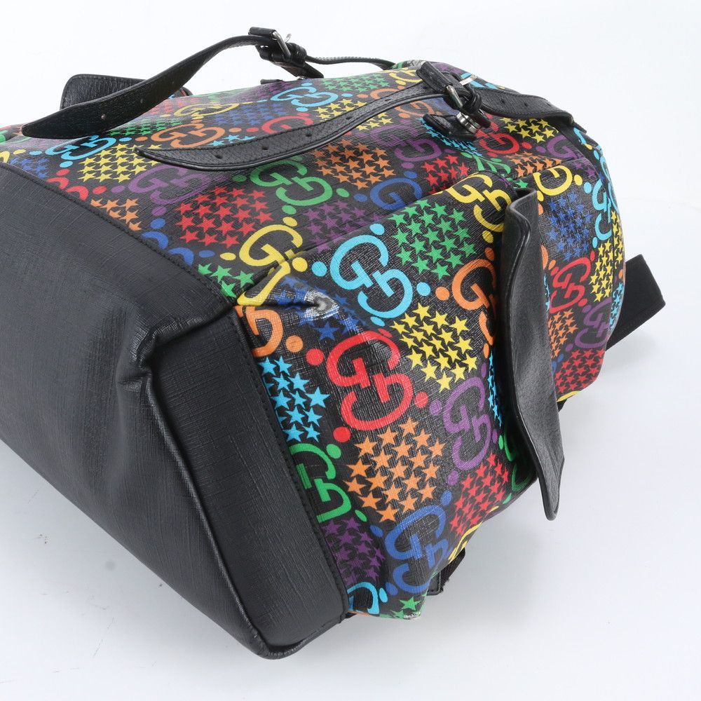 Gucci GG Psychedelic Leather Backpack Shoulder Bag Business — view 4