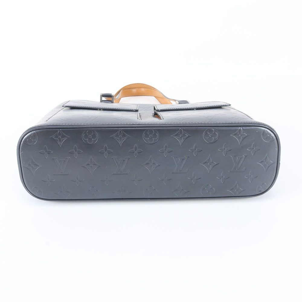 Louis Vuitton Monogram Mat Wilwood Leather Tote Bag Shoulder — view 5