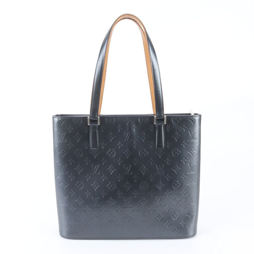 Louis Vuitton Monogram Mat Wilwood Leather Tote Bag Shoulder — view 3