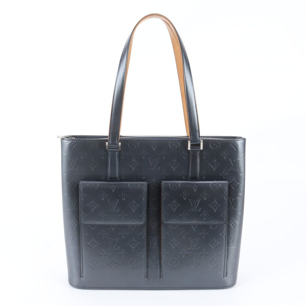 Louis Vuitton Monogram Mat Wilwood Leather Tote Bag Shoulder