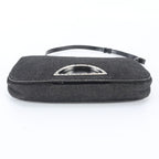 Dior Malice Pearl Denim Leather Shoulder Bag — view 5