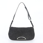 Dior Malice Pearl Denim Leather Shoulder Bag